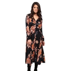 Free People Maxi Dress Floral/Paisley
